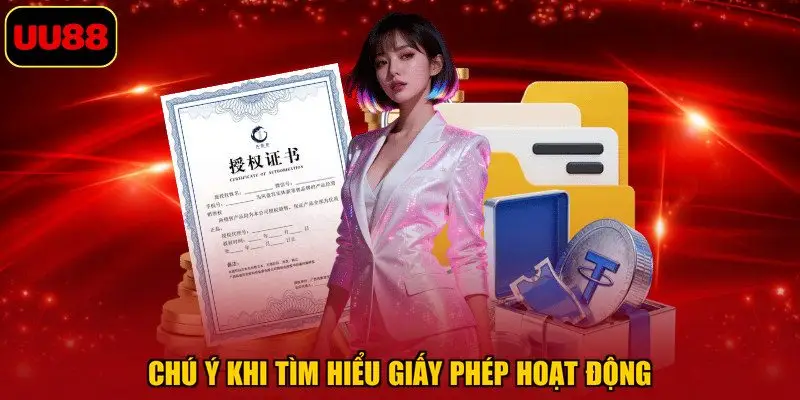 Chú ý khi tìm hiểu giấy phép hoạt động